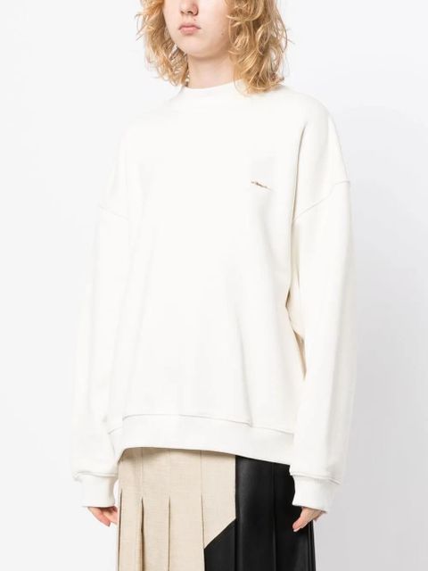 3.1 Phillip Lim logo-print cotton sweatshirt - White