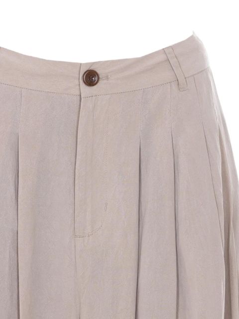Eleh pleated wide leg trousers - Neutrals