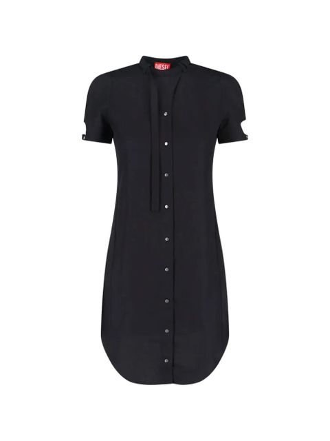 Diesel cut-out button dress - Black - zdjęcie produktu nr 1