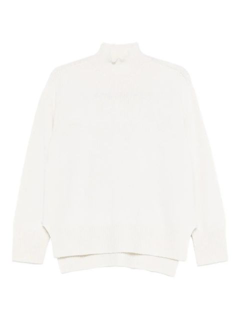 SOLOTRE high-neck sweater - White - zdjęcie produktu nr 1
