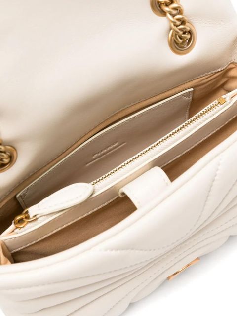 PINKO mini Love Puff cross body bag - White