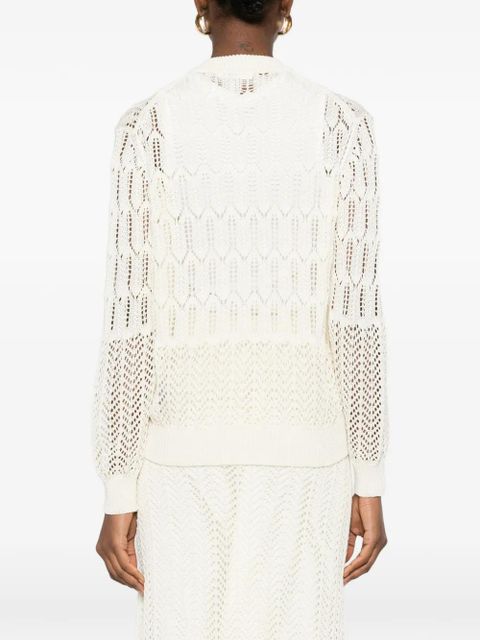 Jil Sander openwork cardigan - Neutrals