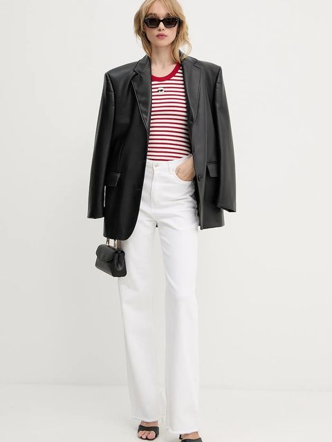 Karl Lagerfeld top bawełniany IKON - zdjęcie produktu nr 2