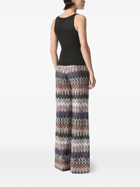 Missoni square-neck tank top - Black