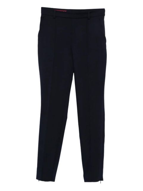 Gucci zip-detail wool trousers - Blue - zdjęcie produktu nr 1