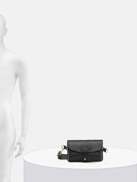 Answear.LAB torebka skórzana kolor czarny