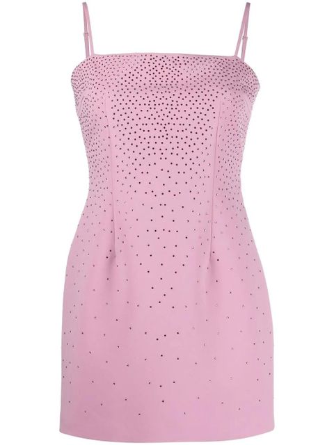 Blumarine rhinestone-embellished mini dress - Pink - zdjęcie produktu nr 1
