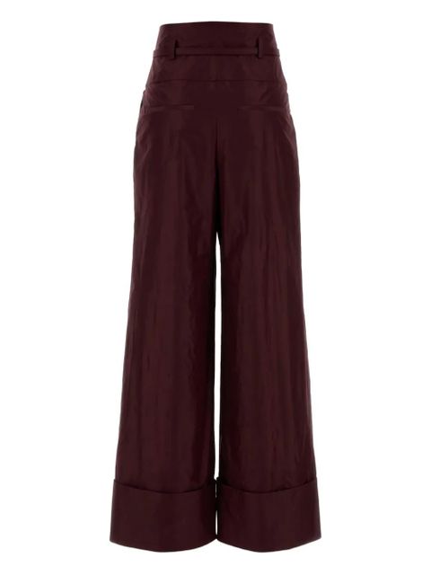 FENDI belted trousers - Red - zdjęcie produktu nr 2