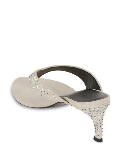 ROTATE BIRGER CHRISTENSEN stud-embellished leather sandals - Neutrals