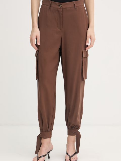 Gaudi spodnie cargo damskie z wiskozy - zdjęcie produktu nr 2