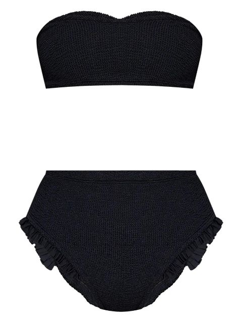 Hunza G Osiris Frill bikini set - Black - zdjęcie produktu nr 1