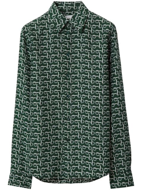 Burberry B silk shirt - Green - zdjęcie produktu nr 1
