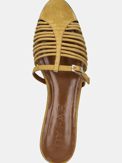 By Far klapki zamszowe