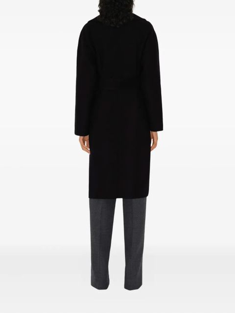 Burberry belted reversible wool coat - Black - zdjęcie produktu nr 2