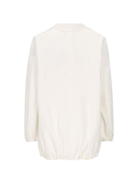 FENDI elasticated-hem blazer - White - zdjęcie produktu nr 2