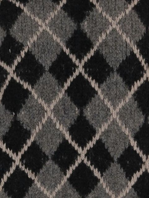 KHAITE geometric-pattern sweater - Grey - zdjęcie produktu nr 2