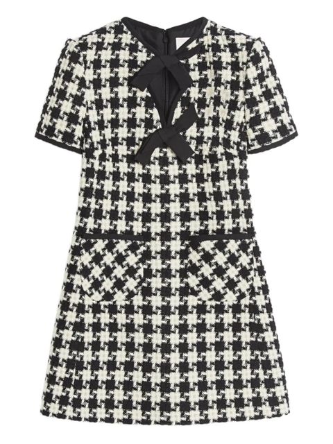 Valentino Garavani Damier Light tweed mini dress - Neutrals