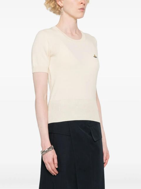 Vivienne Westwood Bea ribbed-knit top - Neutrals