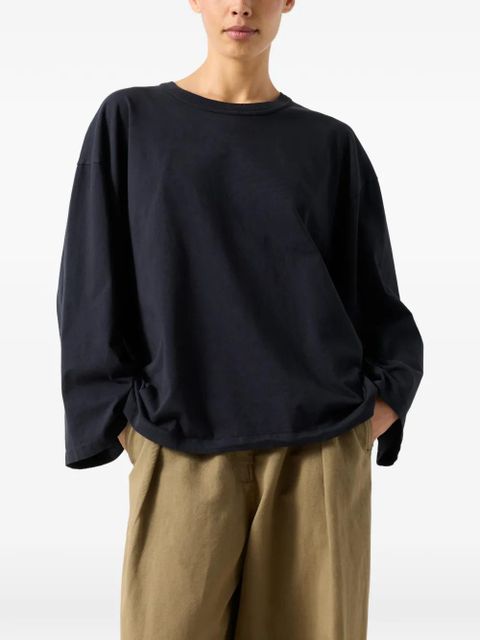 American Vintage long-sleeve crew-neck T-shirt - Black