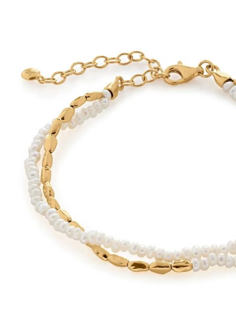 Monica Vinader beaded-strand bracelet - Gold - zdjęcie produktu nr 2