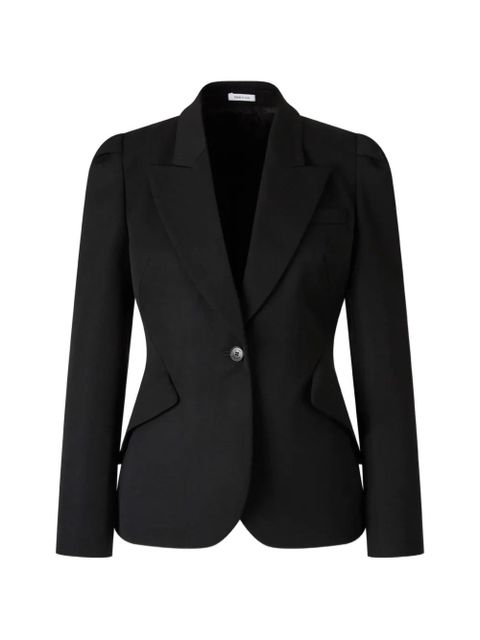 Alexander McQueen single-breasted blazer - Black - zdjęcie produktu nr 1