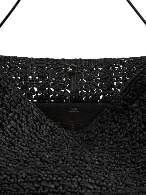 TOTEME belt detail tote bag - Black