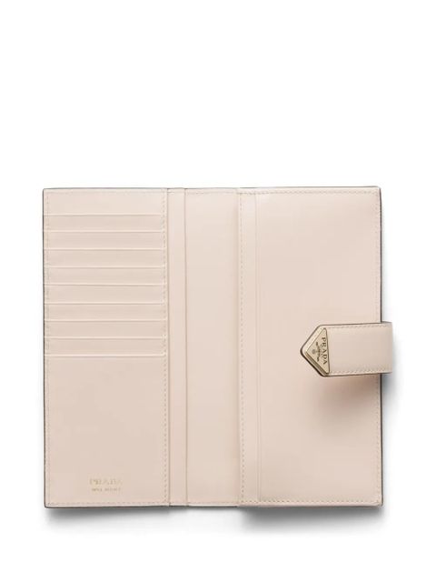 Prada triangle-logo leather wallet - Neutrals - zdjęcie produktu nr 2