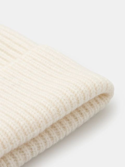 Answear.LAB czapka wełniana kolor biały