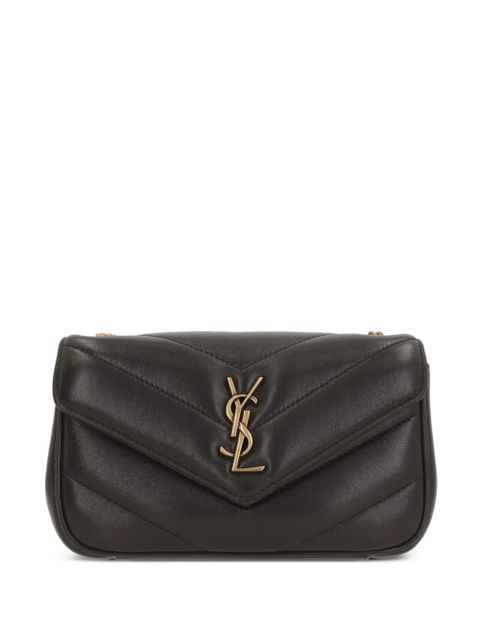 Saint Laurent mini Loulou shoulder bag - Grey - zdjęcie produktu nr 1