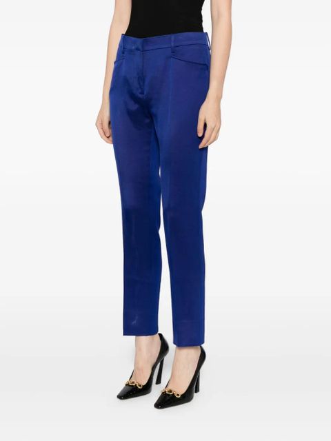TOM FORD cropped straight-leg trousers - Blue