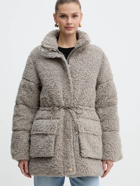 Luisa Spagnoli płaszcz kolor szary 542637 - zdjęcie produktu nr 1