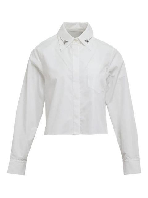 3.1 Phillip Lim embellished collared top - White - zdjęcie produktu nr 1