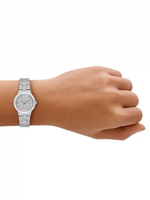 Michael Kors zegarek damski kolor srebrny MK7555