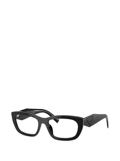 Prada Eyewear logo-detail glasses - Black - zdjęcie produktu nr 2