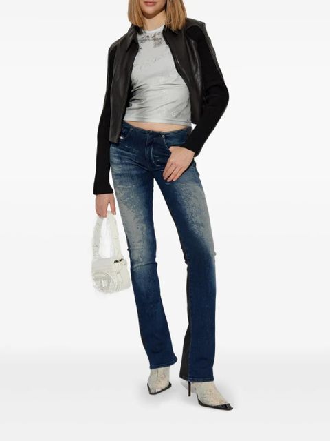 Diesel T-Uncutie-Long-Q5 T-shirt - Grey - zdjęcie produktu nr 2