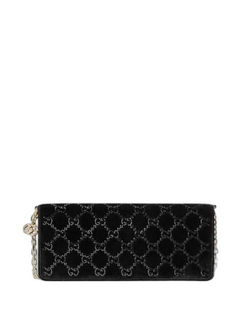 Gucci small crystal-embellishment crossbody bag - Black - zdjęcie produktu nr 2