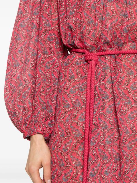 MARANT ÉTOILE Kildi floral-print dress - Red