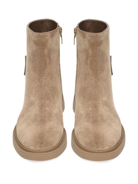 Gianvito Rossi leather boots - Neutrals - zdjęcie produktu nr 2