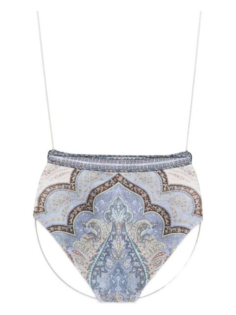 ZIMMERMANN Wanderlust bikini bottoms - Blue