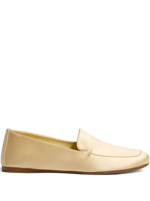 KHAITE Monroe slip-on loafers - Yellow