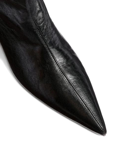 KHAITE 40mm Andee boots - Black