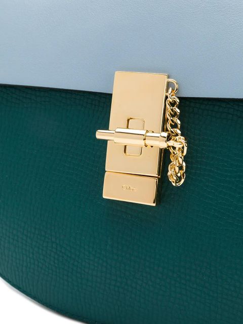Chloé Faye contrast satchel - Green