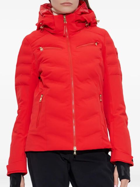BOGNER Kea zip-up ski jacket - Red
