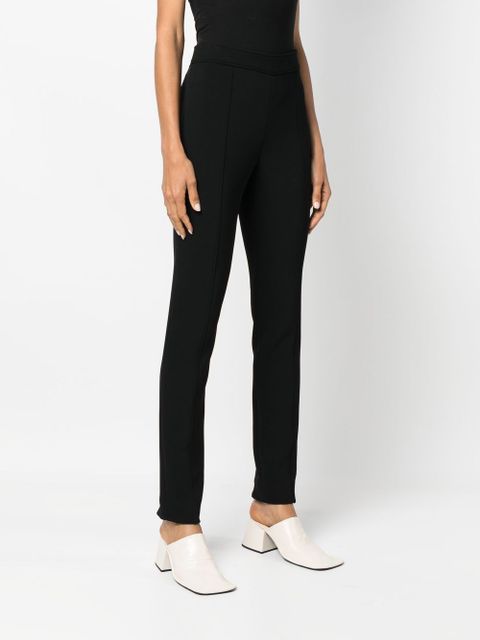 Proenza Schouler bi-stretch crepe slim trousers - Black