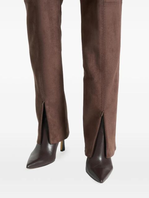 Manière De Voir zipped-cuffs trousers - Brown