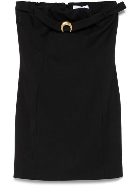 Marine Serre twill mini dress - Black - zdjęcie produktu nr 1