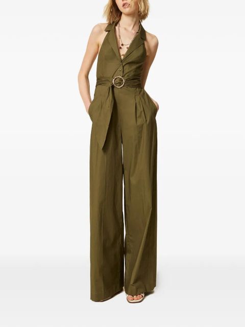 TWINSET belted jumpsuit - Green - zdjęcie produktu nr 2