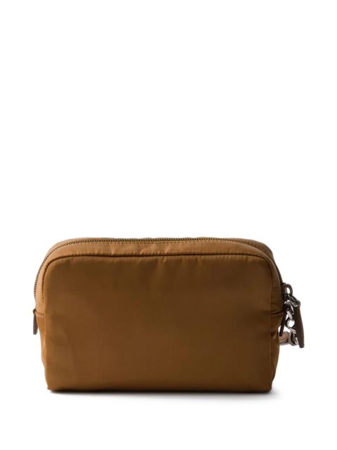 Prada Re-Nylon zip pouch - Brown - zdjęcie produktu nr 2