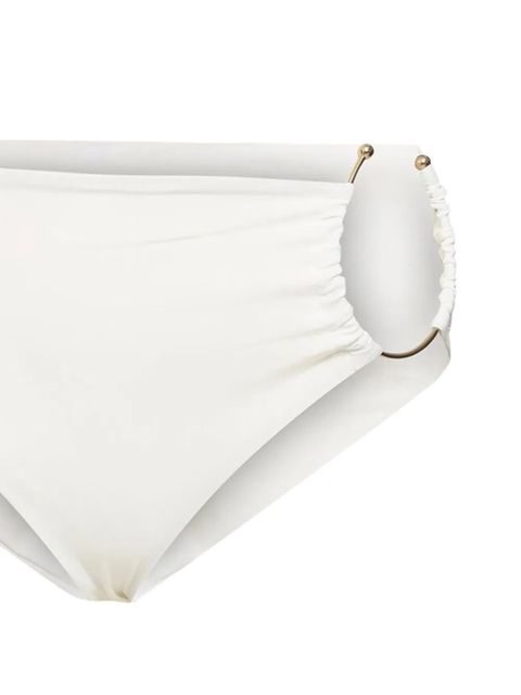 Christopher Esber gathered bikini bottom - White