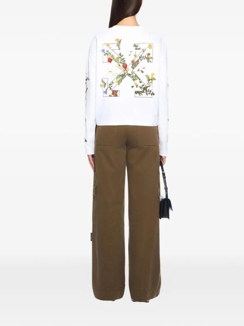 Off-White Arrow flowers T-shirt